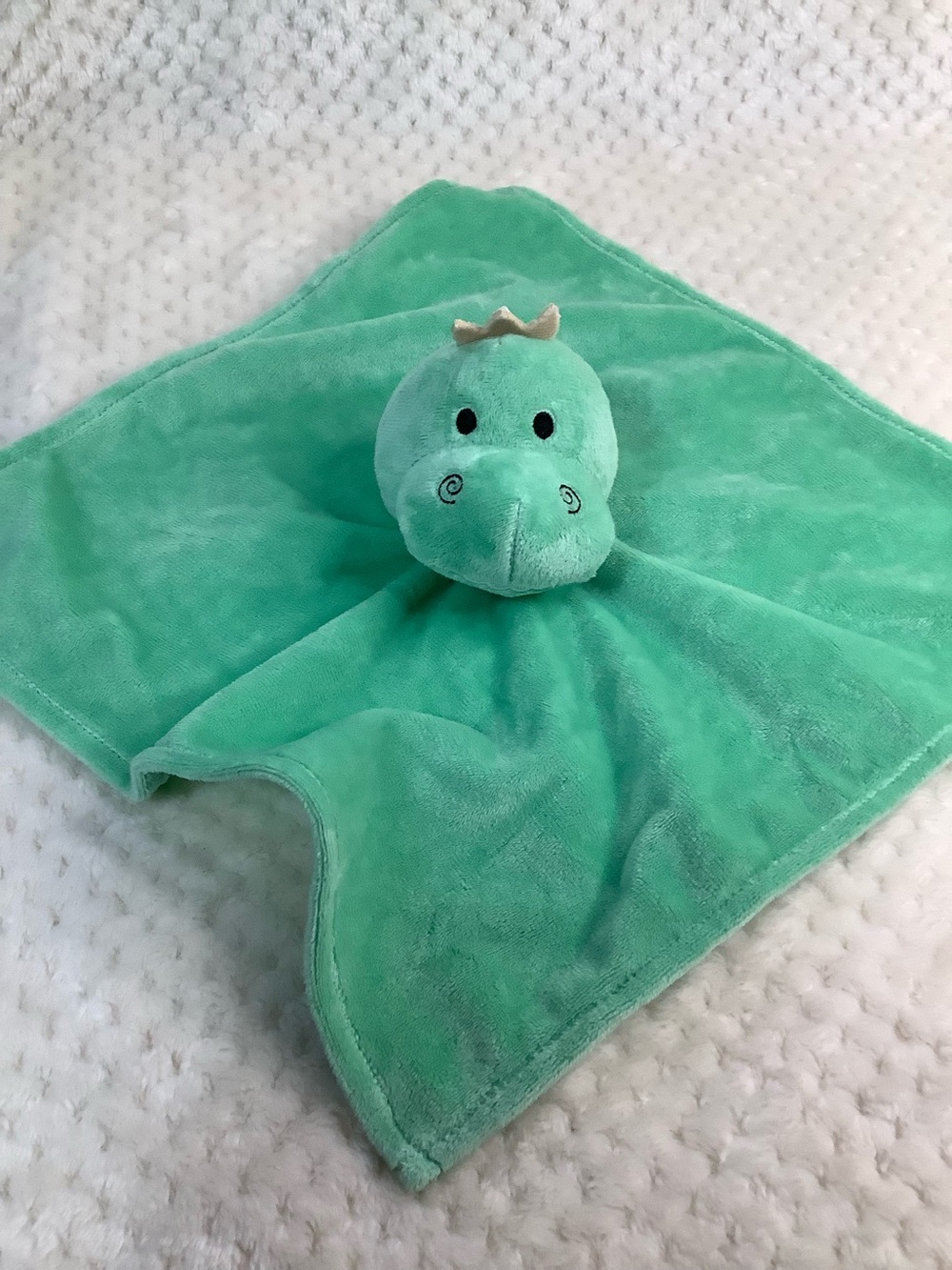 George Mint Green Plush Dinosaur Dragon Comfort Lovey Stuffed Animal Toy